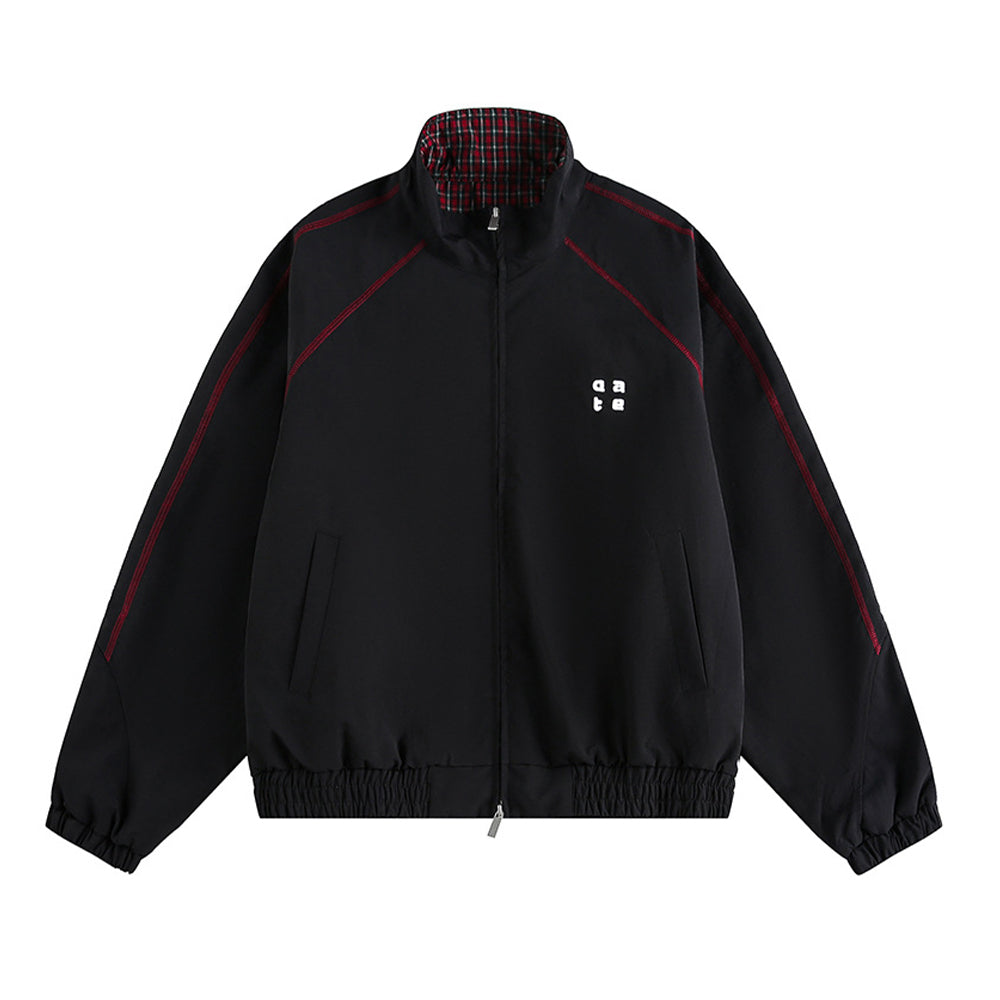 休閑寬鬆情侶外套