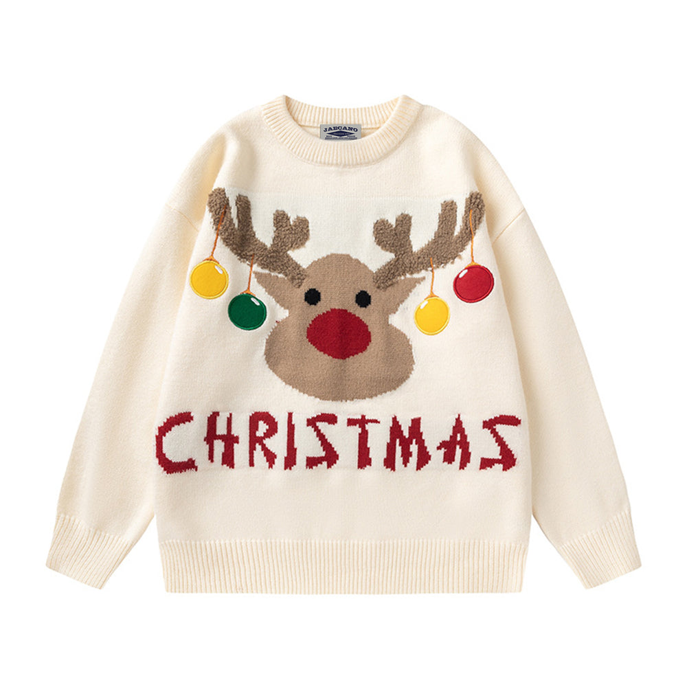 vintage christmas loose sweater