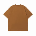 레트로 레터 프린트 반소매