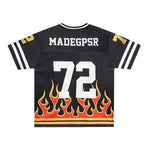 Flame Print Short-Sleeve