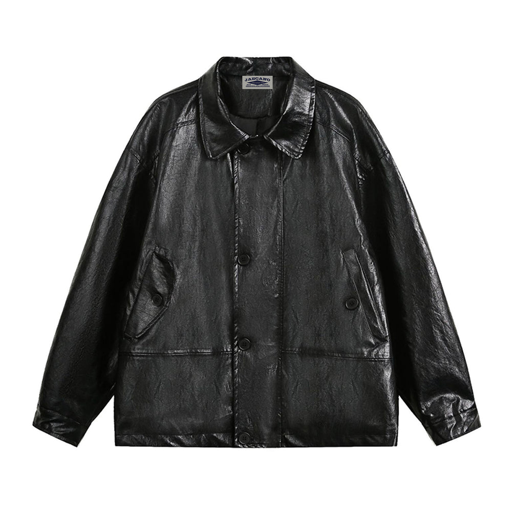 vintage leather jacket