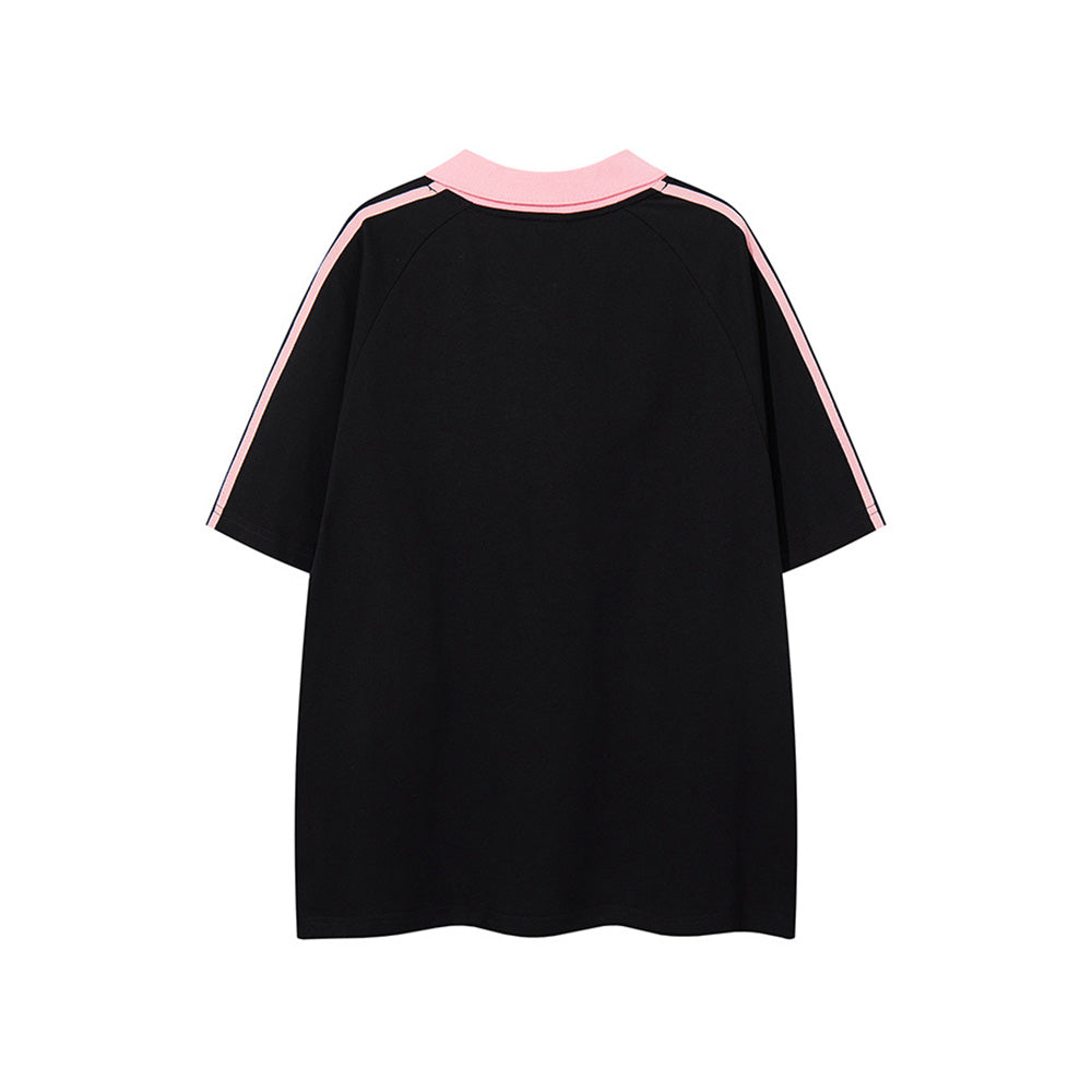 레터 프린트 반팔