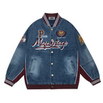 vintage embroidered denim jacket