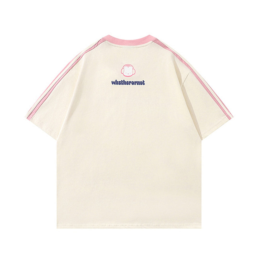 Casual sports style short sleeves