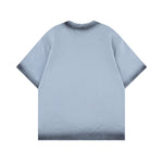 레트로 스트리트 프린트 반소매