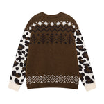 復古趣味小貓咪毛衣