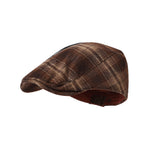 Classic plaid beret
