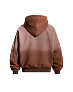 Gradient distressed casual jacket