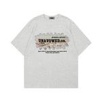 레트로 루즈한 반소매