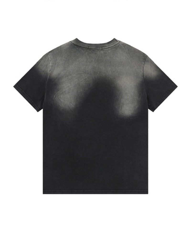 워싱 빈티지 반팔 티셔츠 (여성용)