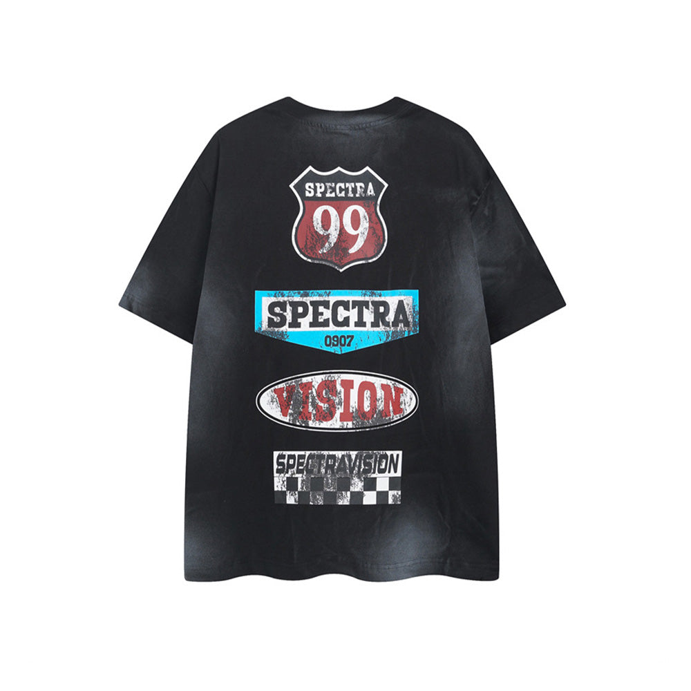 워시드 타이 다이 반팔