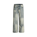 Distressed casual trousers