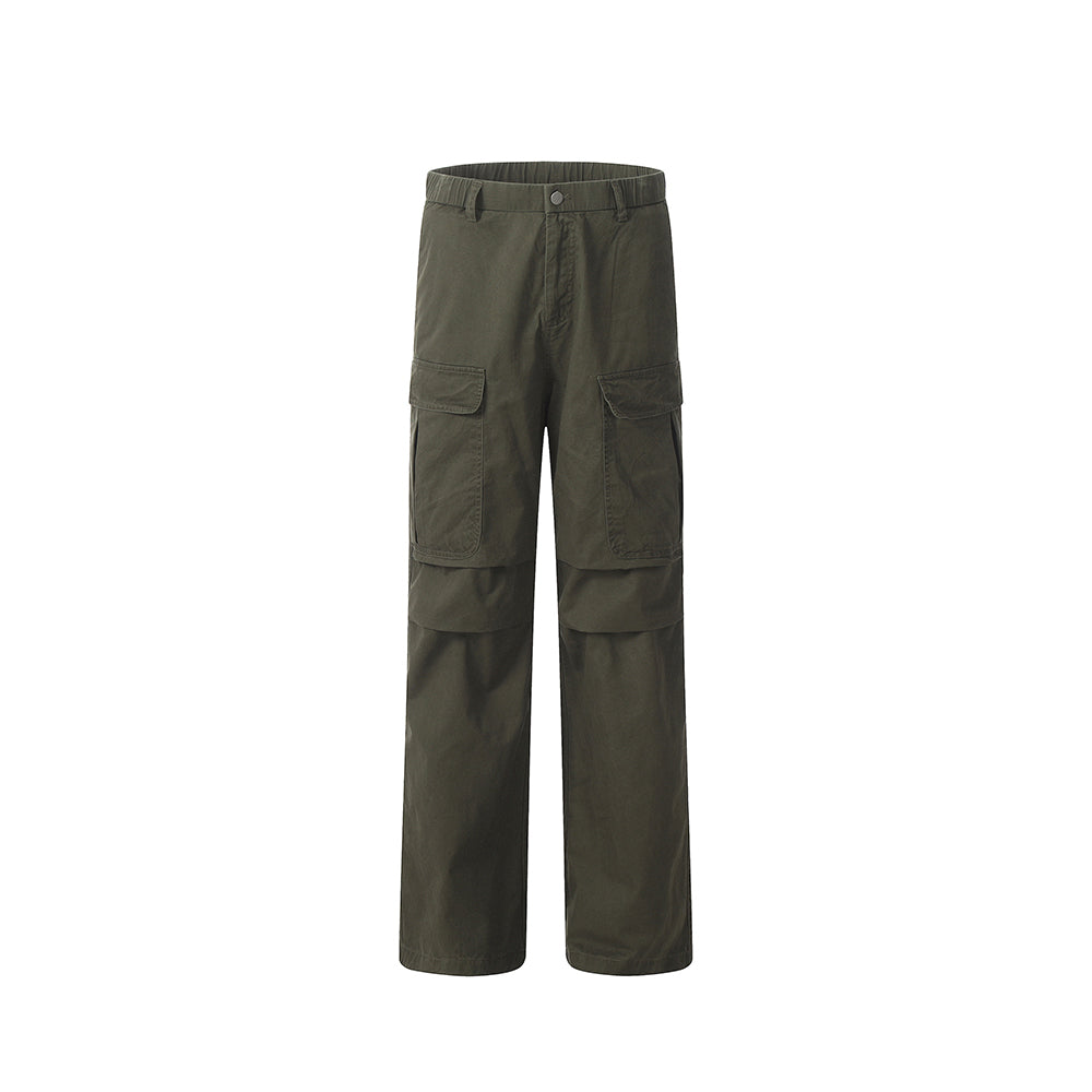 Multi-pocket casual trousers
