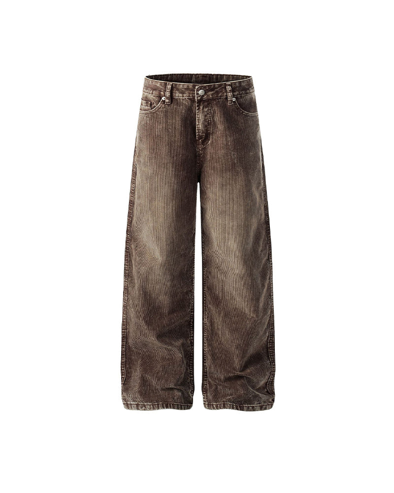 Ombre Straight-Leg Casual Pants