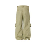 Vintage denim patchwork trousers