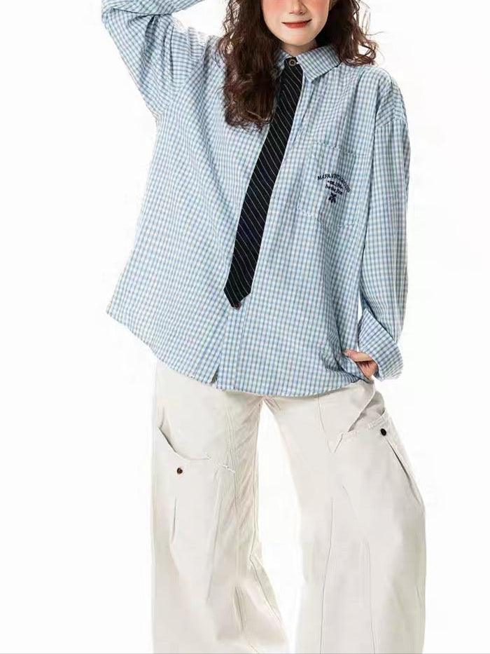 Vintage Tie Long Sleeve Shirt