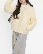 Retro short cotton jacket