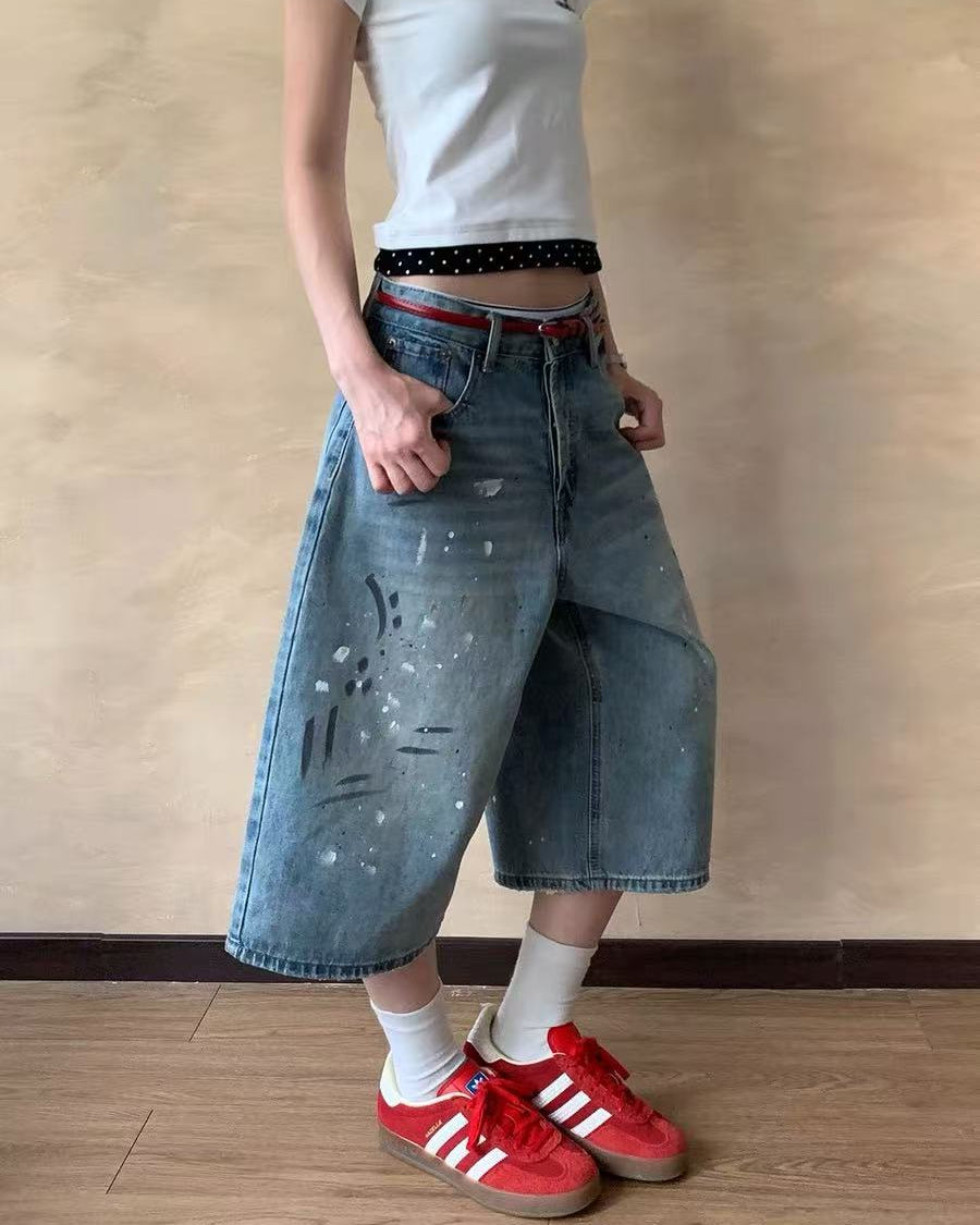 做舊水洗牛仔褲