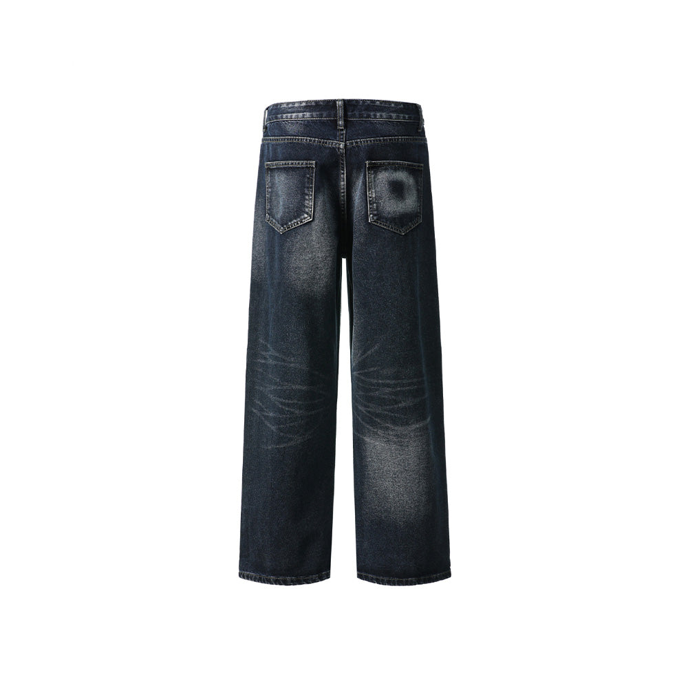 破洞設計感牛仔褲