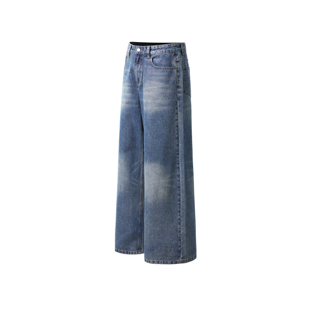 Heavy wash all-match jeans