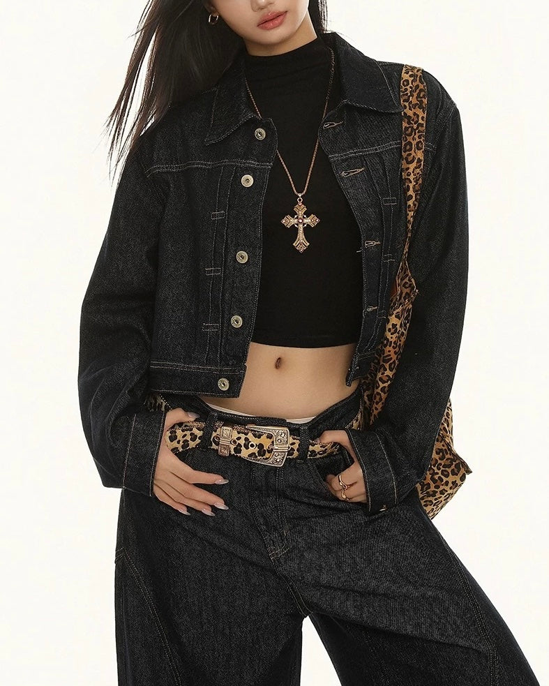 Simple denim jacket (women's)