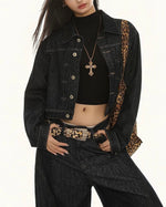 Simple denim jacket (women's)