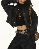 Simple denim jacket (women's)