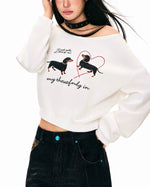 復古小狗衛衣(女款)