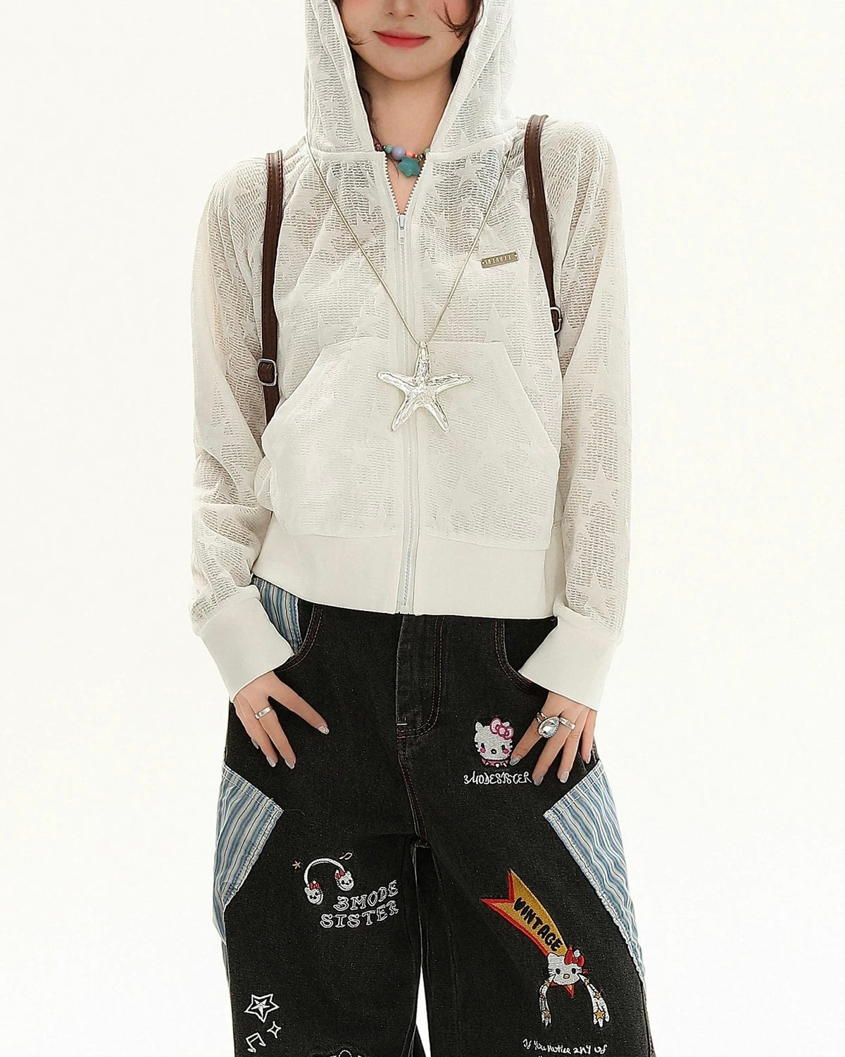 簡約連帽衛衣外套(女款)