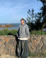 星星提花連帽開衫