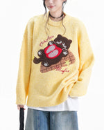 可愛小貓休閑針織衫