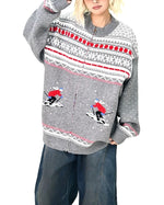 Polka Dot Ski Cardigan