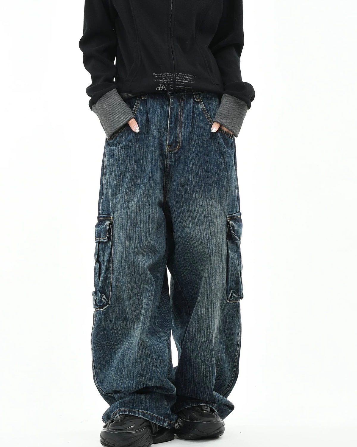 멀티포켓 스트레이트 레그 진