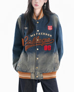 빈티지 워싱 데님 재킷