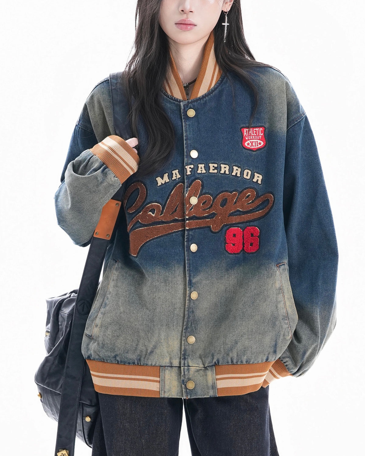 빈티지 워싱 데님 재킷