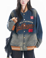 빈티지 워싱 데님 재킷
