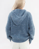 레트로 버섯 후드 스웨터