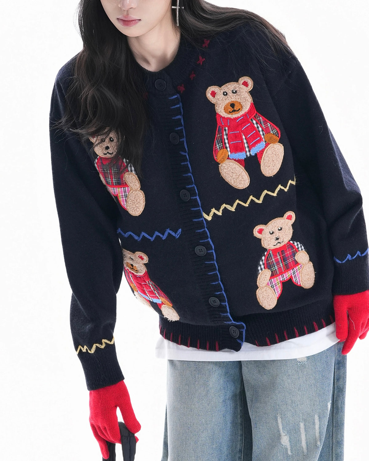 可愛小熊針織衫