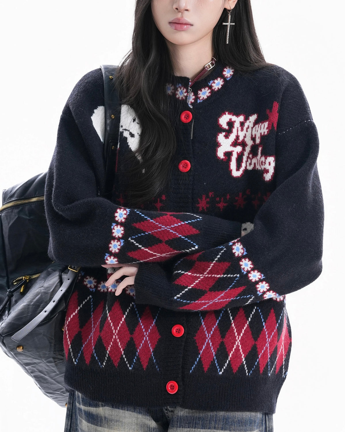 趣味卡通針織衫