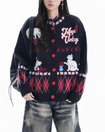 趣味卡通針織衫