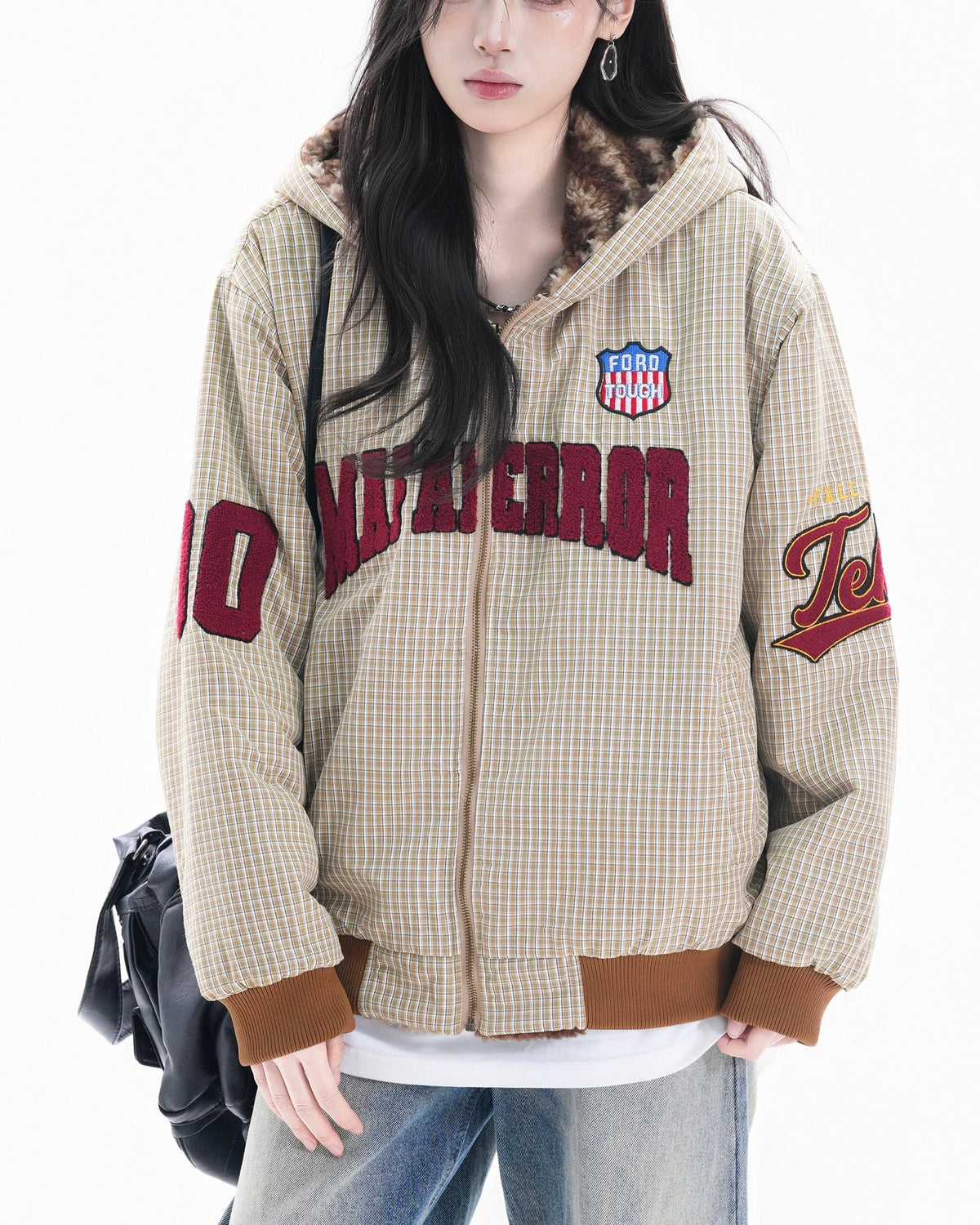 雙面穿加絨外套