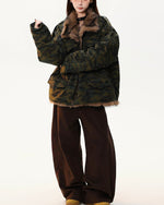 Casual camouflage cotton jacket