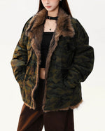 Casual camouflage cotton jacket