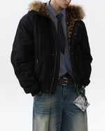 Casual short cotton jacket