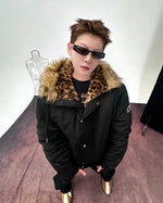 Casual short cotton jacket