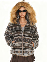 Casual loose cotton coat