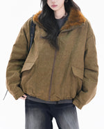 Thickened warm cotton-padded clothes