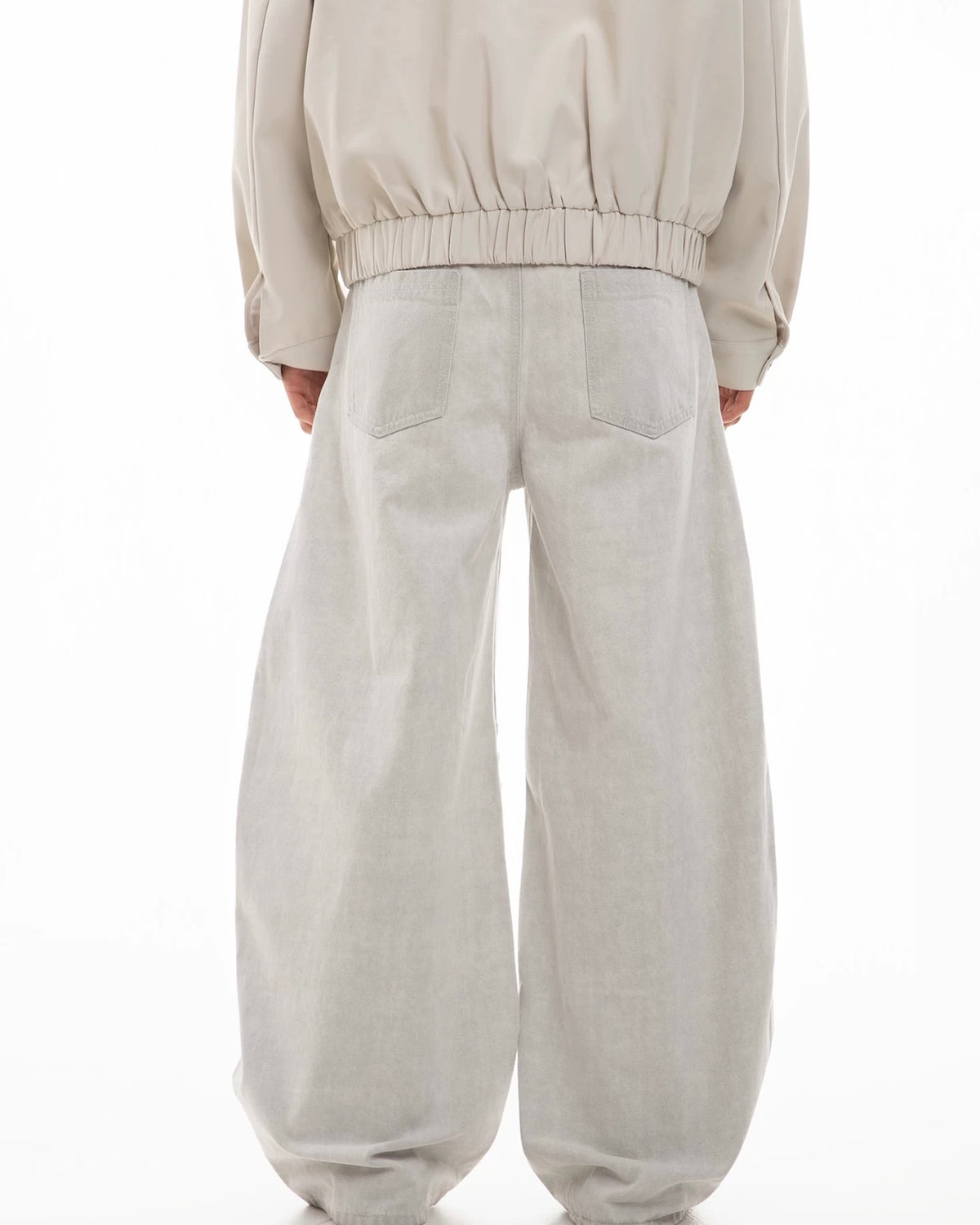 水洗做舊牛仔褲