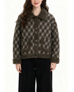 램스울 패치워크 코트