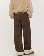 두껍고 따뜻한 캐주얼 팬츠